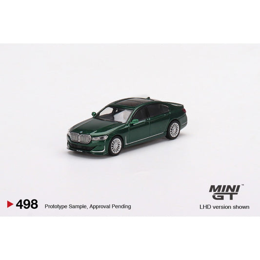 1/64 MINI GT MGT00498-L BMW ALPINA B7 XDRIVE ALPINA GREEN METALLIC (LHD)