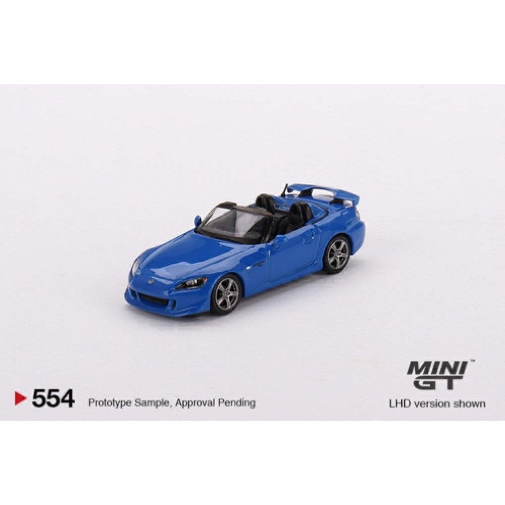 1/64 MINI GT MGT00554-L HONDA S2000 (AP2) CR APEX BLUE (LHD)