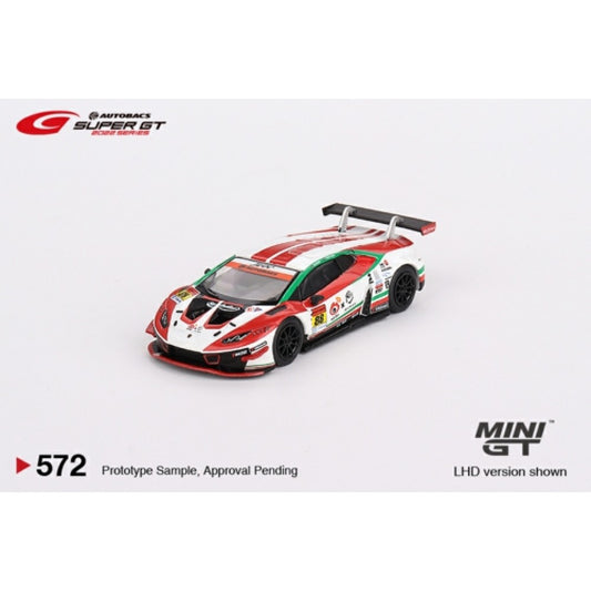 1/64 MINI GT MGT00572-L LAMBORGHINI HURACAN GT3 EVO NO.88 JLOC 2022 SUPER GT SERIES (JAPAN EXCLUSIVE)