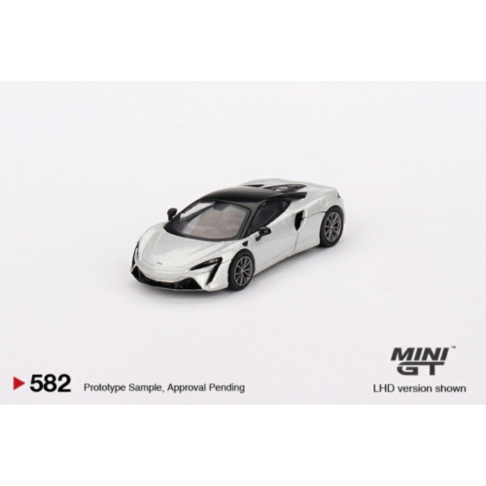 1/64 MINI GT MGT00582-L MCLAREN ARTURA ICE SILVER (LHD)