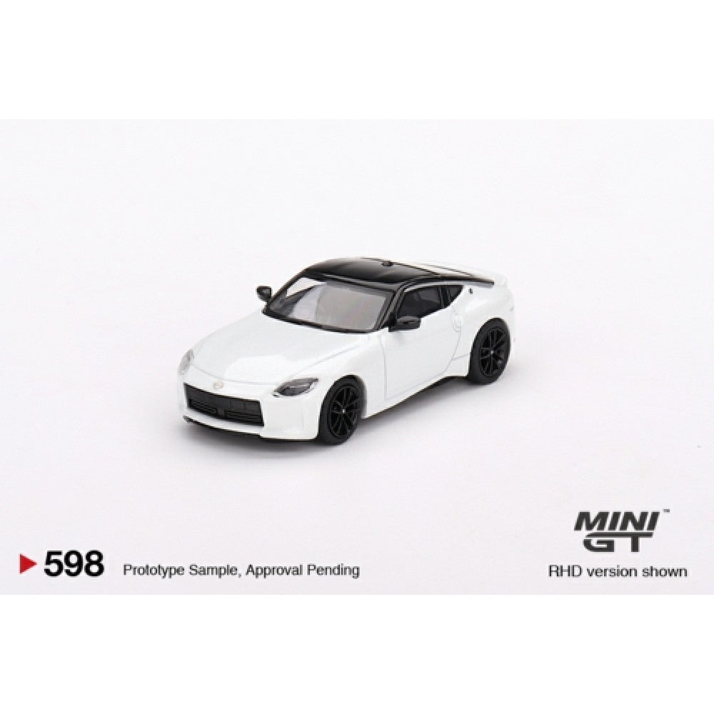 THIS ITEM IS AVAILABLE TO ORDER FROM OUR SUPPLIER - 1/64 MINI GT MGT00598-R NISSAN FAIRLADY Z VERSION ST 2023 EVEREST WHITE (RHD)