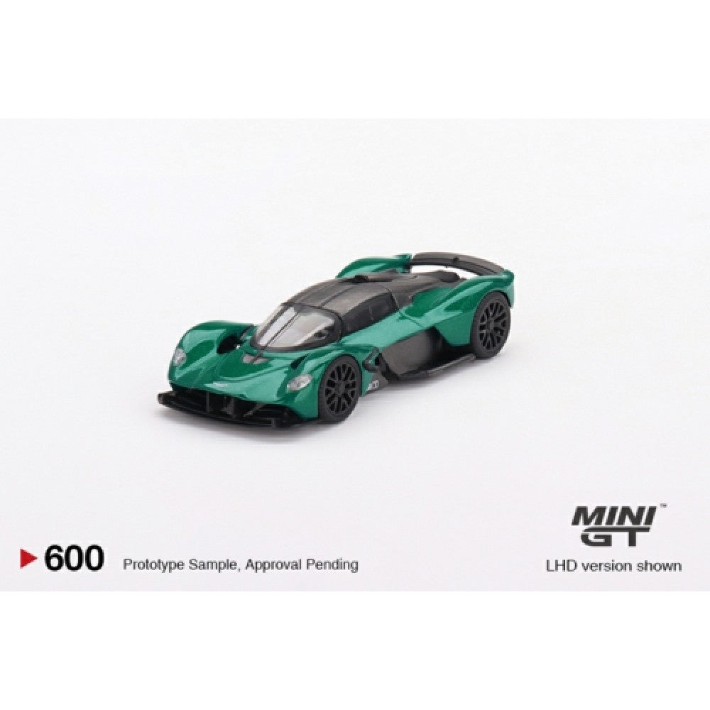 1/64 MINI GT MGT00600-L ASTON MARTIN VALKYRIE ASTON MARTIN RACING GREEN (LHD)