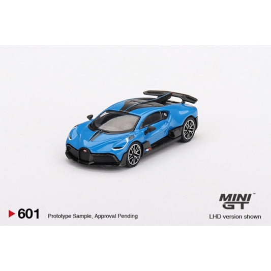 THIS ITEM IS AVAILABLE TO ORDER FROM OUR SUPPLIER - 1/64 MINI GT MGT00601-L BUGATTI DIVO BLU BUGATTI (LHD)