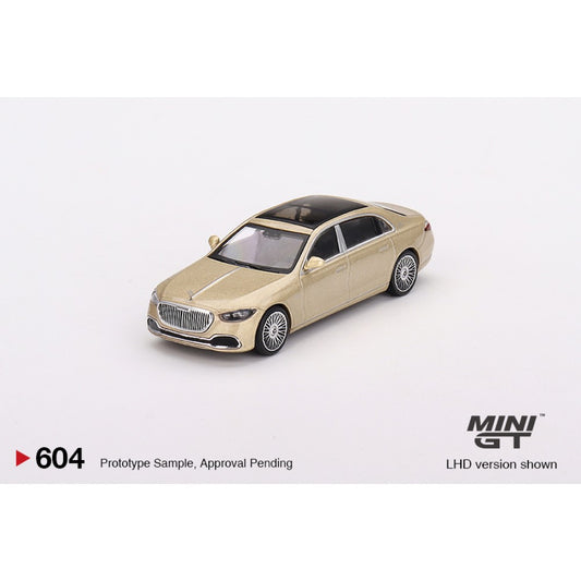 1/64 MINI GT MGT00604-R MERCEDES-MAYBACH S680 CHAMPAGNE METALLIC (RHD)