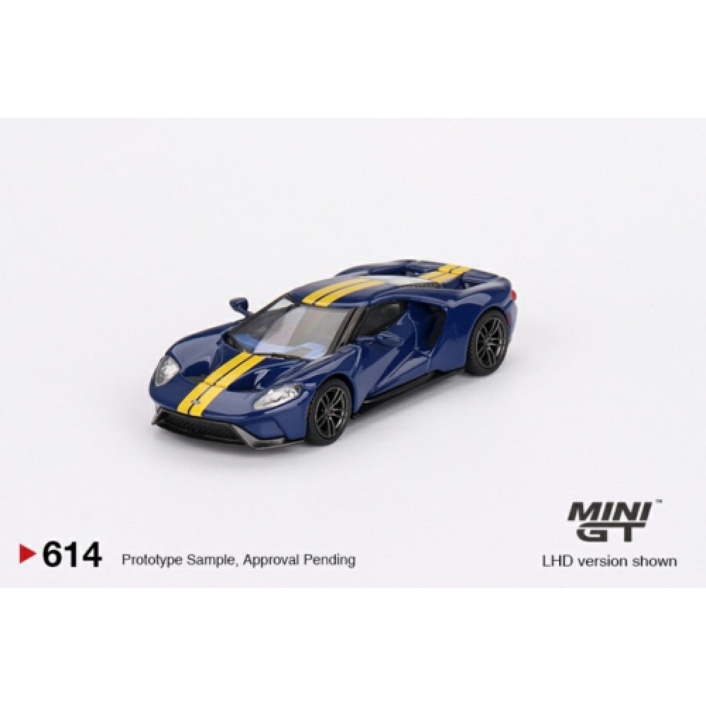 1/64 MINI GT MGT00614-L FORD GT SUNOCO BLUE (LHD)