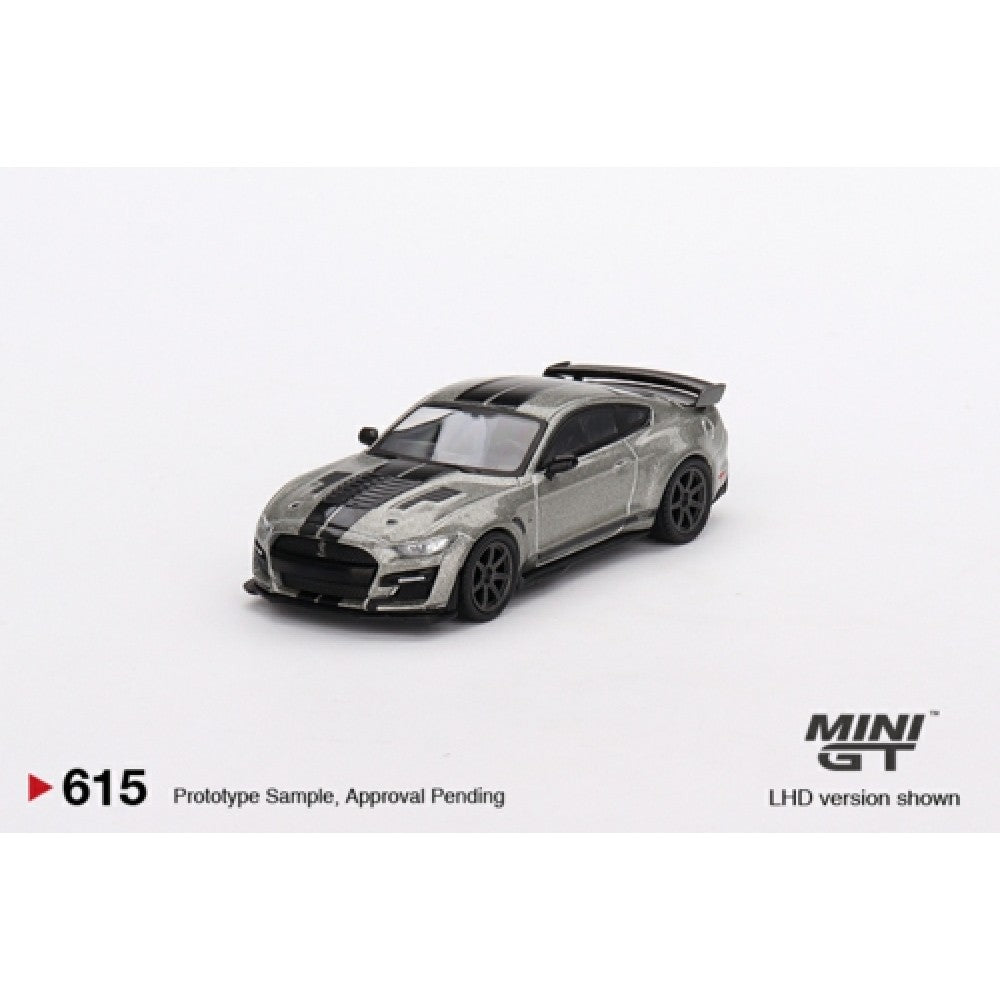 1/64 MINI GT MGT00615-L SHELBY GT500 SE WIDEBODY PEPPER GRAY METALLIC (LHD)