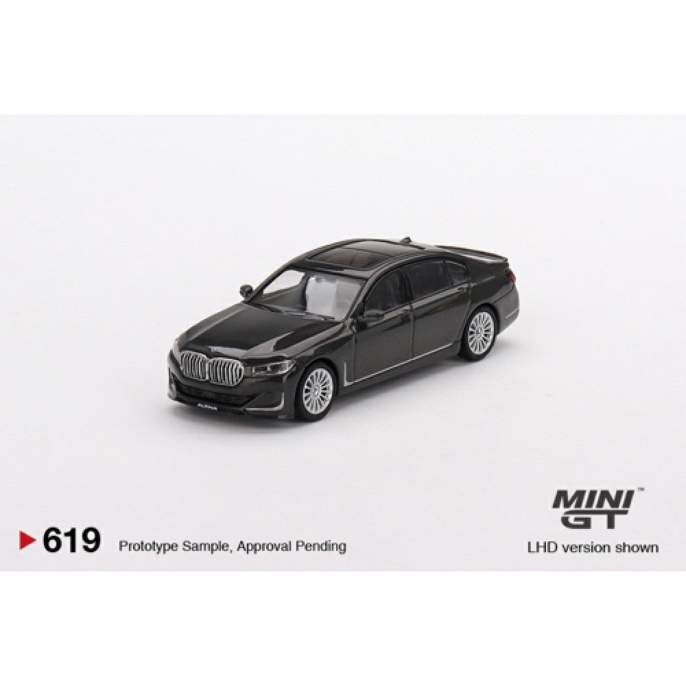 THIS ITEM IS AVAILABLE TO ORDER FROM OUR SUPPLIER - 1/64 MINI GT MGT00619-L BMW ALPINA B7 XDRIVE DRAVIT GREY METALLIC (LHD)