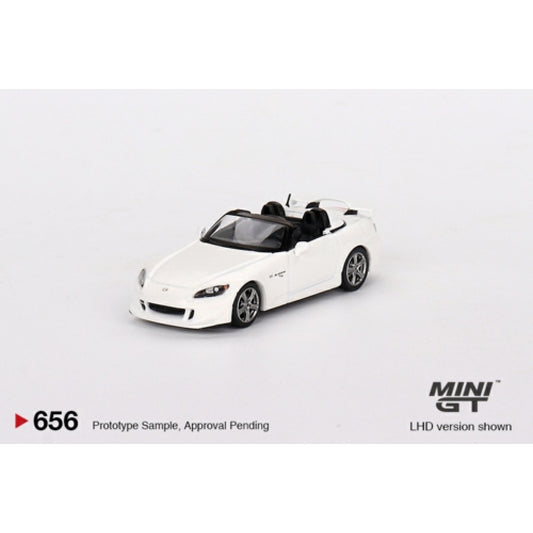 THIS ITEM IS AVAILABLE TO ORDER FROM OUR SUPPLIER - 1/64 MINI GT MGT00656-L HONDA S2000 (AP2) CR GRAND PRIX WHITE (LHD)