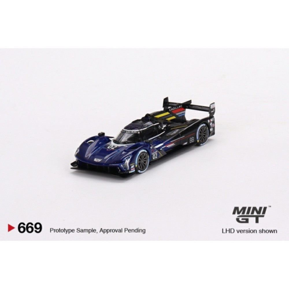 1/64 MINI GT MGT00669-L CADILLAC V-SERIES.R NO.02 CADILLAC RACING 2023 IMSA DAYTONA 24HRS (LHD)