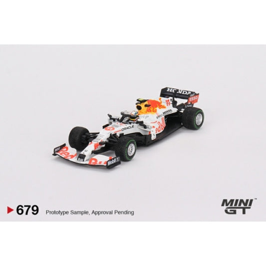 1/64 MINI GT MGT00679-L RED BULL RB16B NO.11 SERGIO PEREZ 2021 TURKISH GRAND PRIX 3RD PLACE