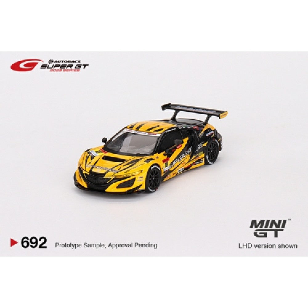 1/64 MINI GT MGT00692-L HONDA NSX GT3 EVO22 NO.18 UPGARAGE NSX GT3 TEAM UPGARAGE 2023 SUPER GT SERIES (JAPANESE EXCLUSIVE)