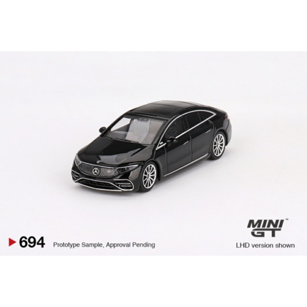 1/64 MINI GT MGT00694-L MERCEDES-BENZ EQS 580 4MATIC BLACK (LHD)