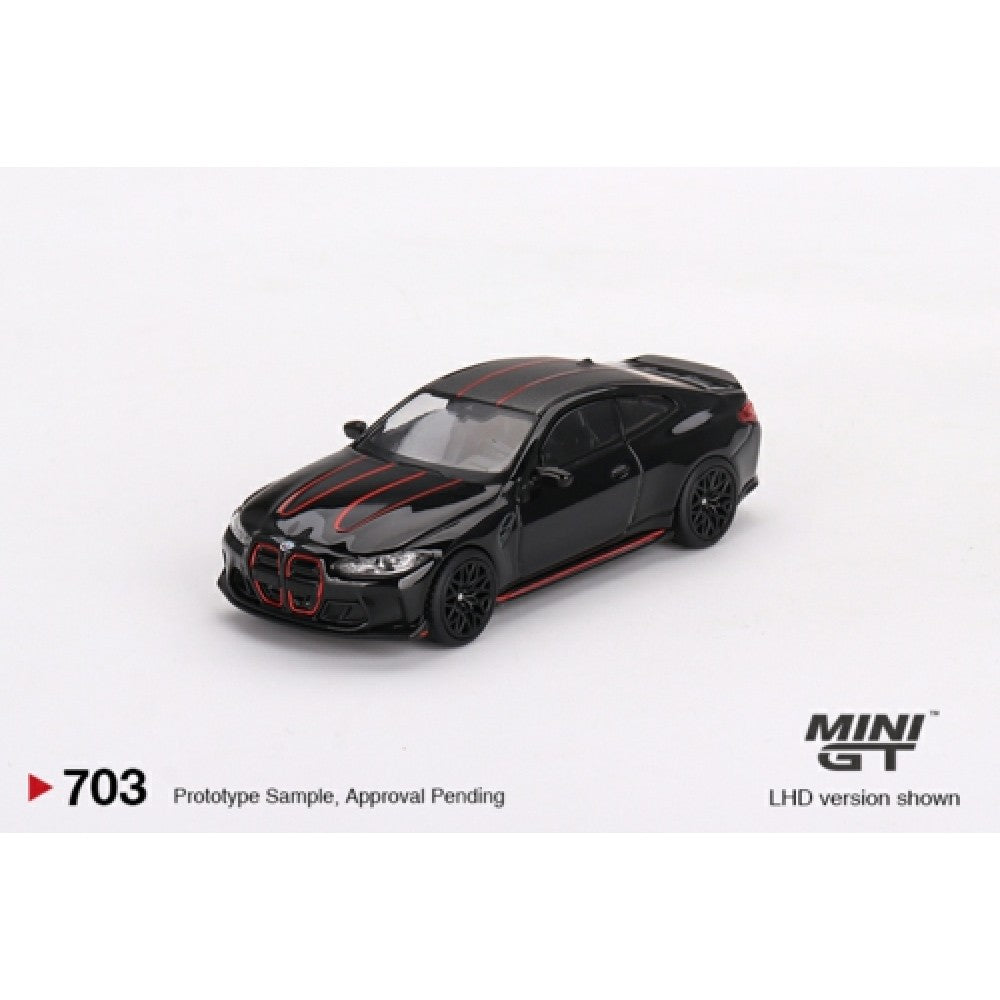 1/64 MINI GT MGT00703-L BMW M4 CSL BLACK SAPPHIRE (LHD)