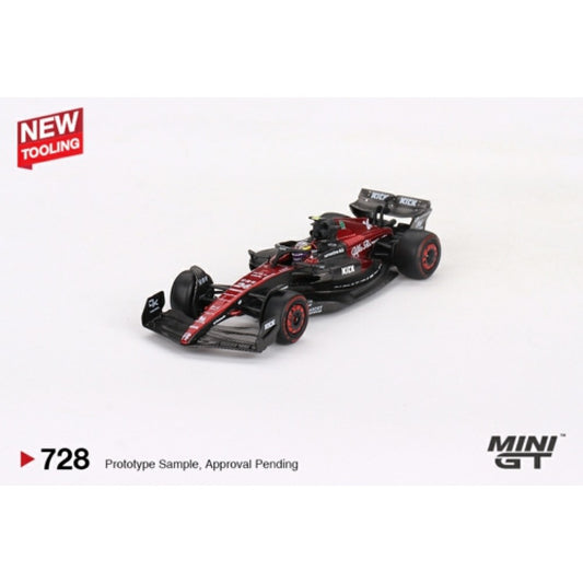 1/64 MINI GT MGT00728-L ALFA ROMEO C43 NO.24 ZHOU GUANYU 2023 F1 AUSTRALIAN GP