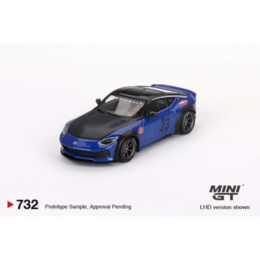 1/64 MINI GT MGT00732-L NISSAN Z LB NATION WORKS SEIRAN BLUE (LHD)