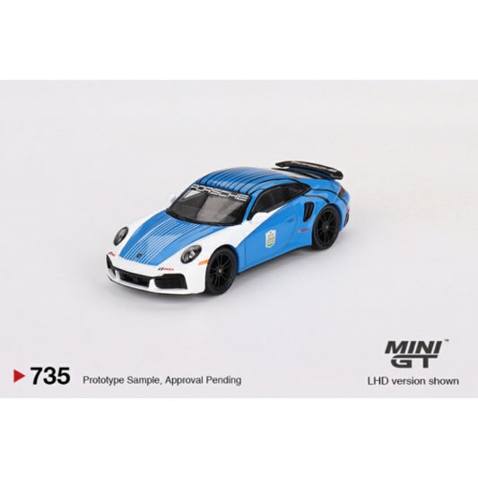 1/64 MINI GT MGT00735-L PORSCHE 911 TURBO S SAFETY CAR 2023 IMSA DAYTONA 24 HRS (LHD)