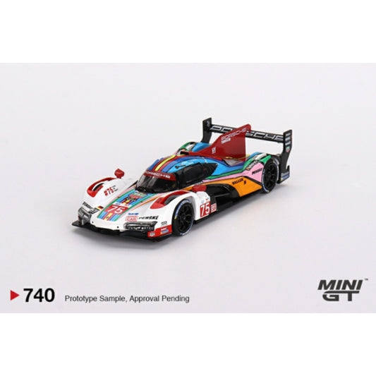 PRE ORDER STOCKS DUE OCTOBER / NOVEMBER 2024 1/64 MINI GT MGT00740-L PORSCHE 963 NO.75 PORSCHE PENSKE MOTORSPORT 2023 24HRS OF LE MANS (LHD)