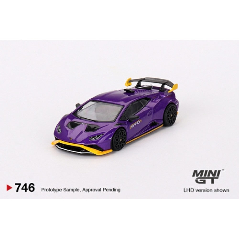 1/64 MINI GT MGT00746-L LAMBORGHINI HURACAN STO VIOLA PASIFAE (LHD)