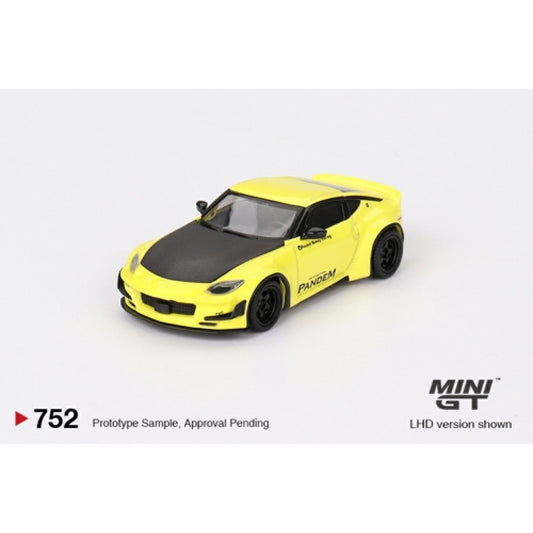 1/64 MINI GT MGT00752-L NISSAN Z PANDEM IKAZUCHI YELLOW (LHD)