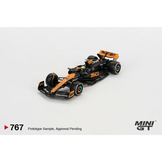 PRE ORDER STOCKS DUE NOVEMBER / DECEMBER 2024 1/64 MINI GT MGT00767-L MCLAREN MCL60 NO.4 LANDO NORRIS 2023 F1 JAPANESE GP 2ND PLACE