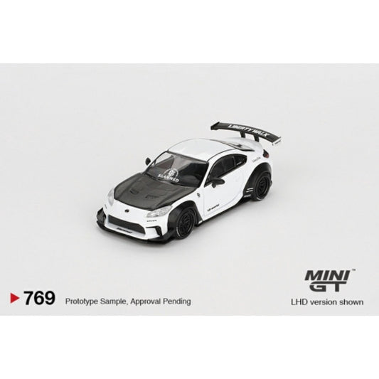 1/64 MINI GT MGT00769-L TOYOTA GR86 LB NATION WHITE (LHD)