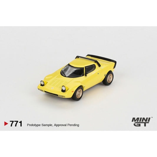 1/64 MINI GT MGT00771-L LANCIA STRATOS HF STRADALE GIALLO FLY (LHD)