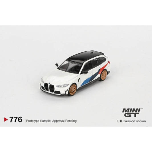 1/64 MINI GT MGT00776-L BMW M3 M PERFORMANCE TOURING ALPINE WHITE (LHD)