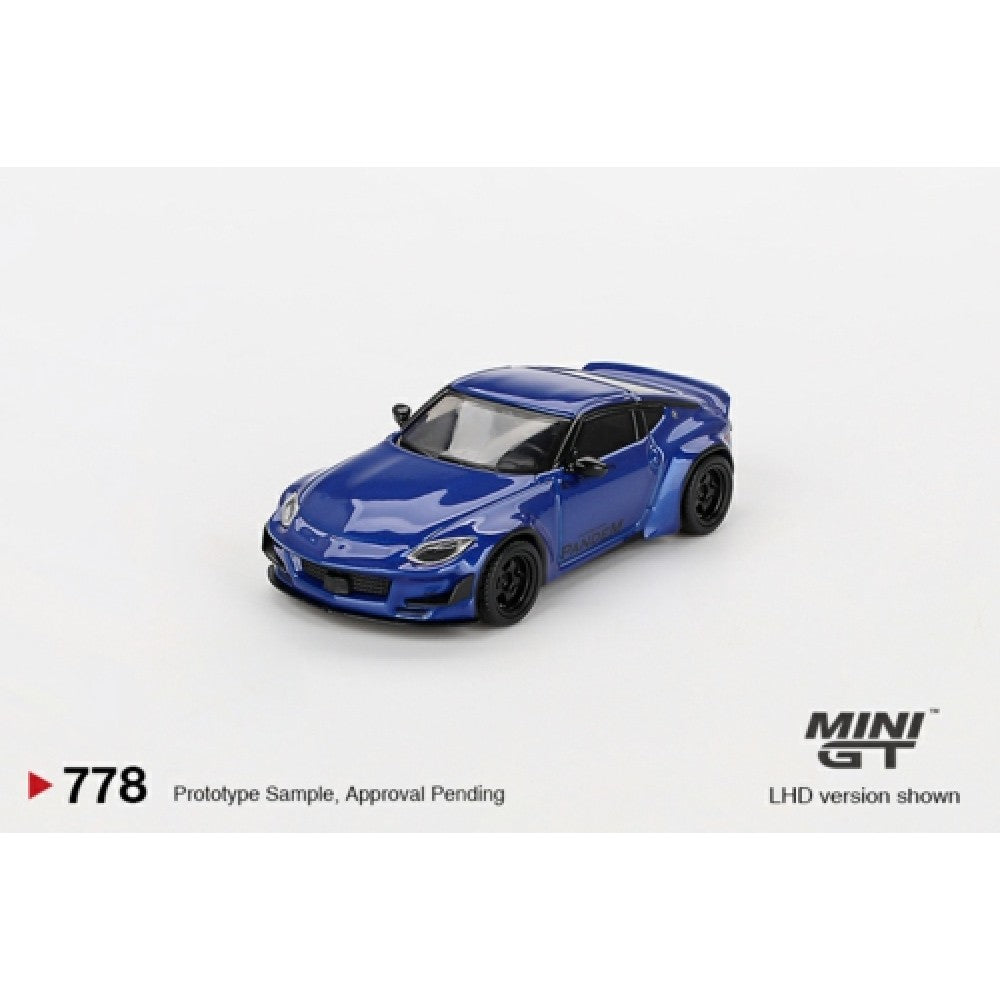 1/64 MINI GT MGT00778-L NISSAN Z PANDEM SEIRAN BLUE (LHD)