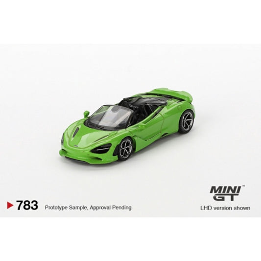 1/64 MINI GT MGT00783-BL MCLAREN 750S SPIDER MANTIS GREEN (LHD) (BLISTER PACKAGING)