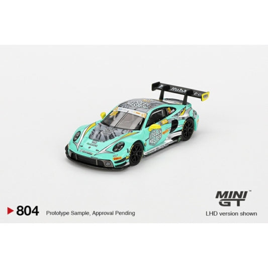 PRE ORDER STOCKS DUE JANUARY / FEBUARY 2025 1/64 MINI GT MGT00804-L PORSCHE 911 GT3 R NO.28 HUBAUTO RACING 2023 FIA GT WORLD CUP 70TH MACAU GRAND PRIX (LHD)