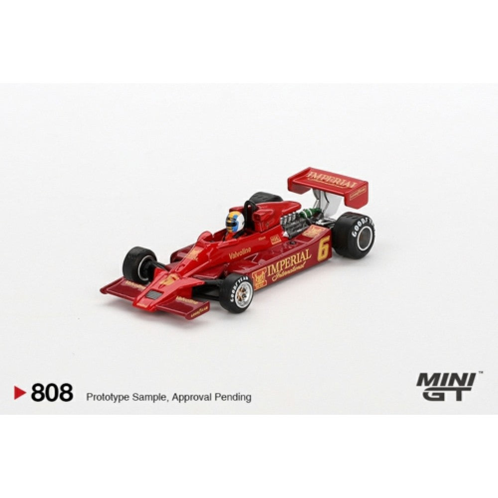 PRE ORDER STOCKS DUE MARCH / APRIL 2025 1/64 MINI GT MGT00808-BL LOTUS 78 NO.3 GUNNAR NILSSON 1977 JAPANESE GP BLISTER PACKAGING