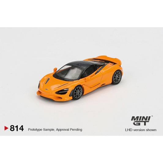 1/64 MINI GT MGT00814-BL MCLAREN 750S MCLAREN ORANGE (LHD) BLISTER PACKAGING