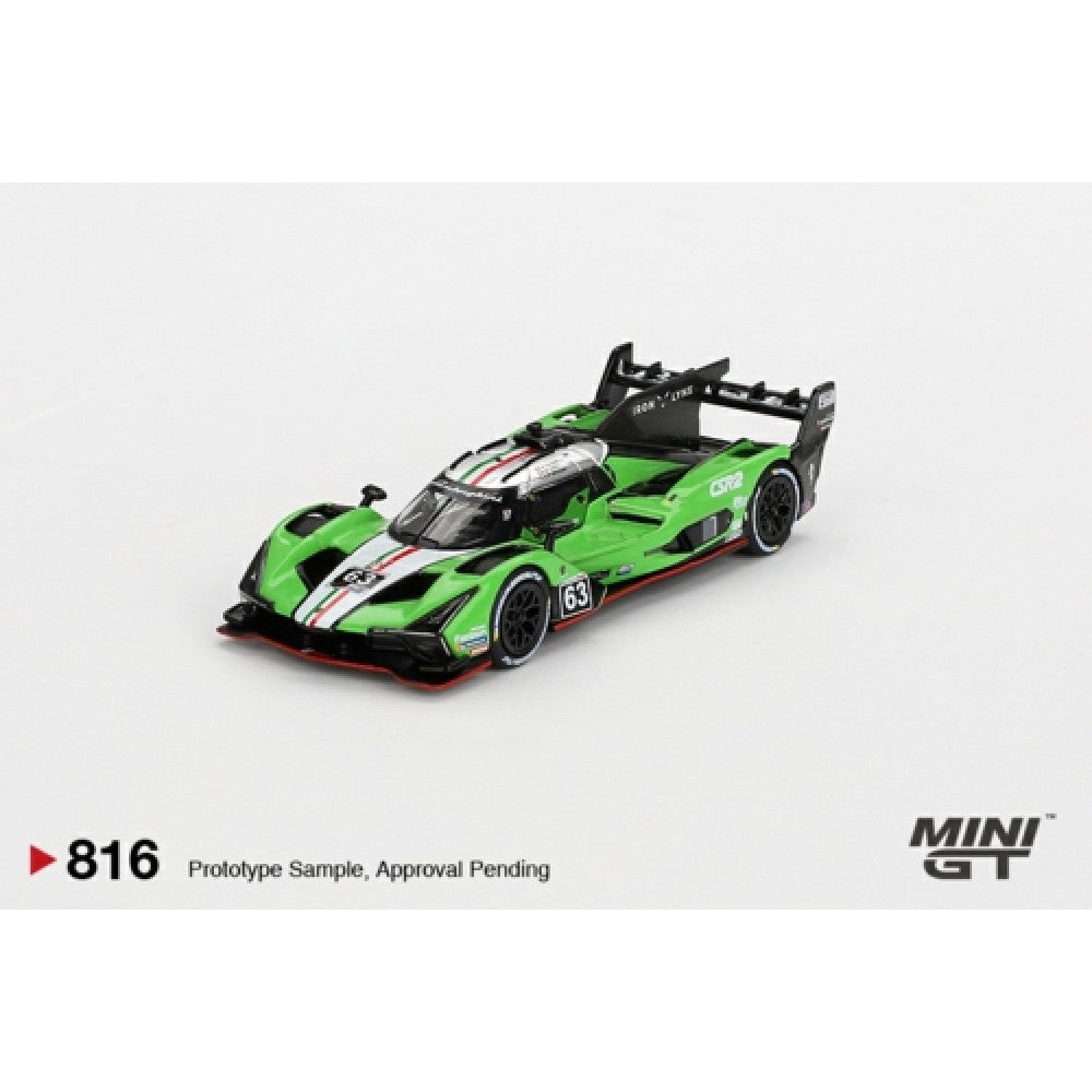 PRE ORDER STOCKS DUE FEBRUARY / MARCH 2025 1/64 MINI GT MGT00816-BL LAMBORGHINI SC63 NO.63 IRON LYNX 2024 IMSA SEBRING 12 HRS (LHD) BLISTER PACKAGING