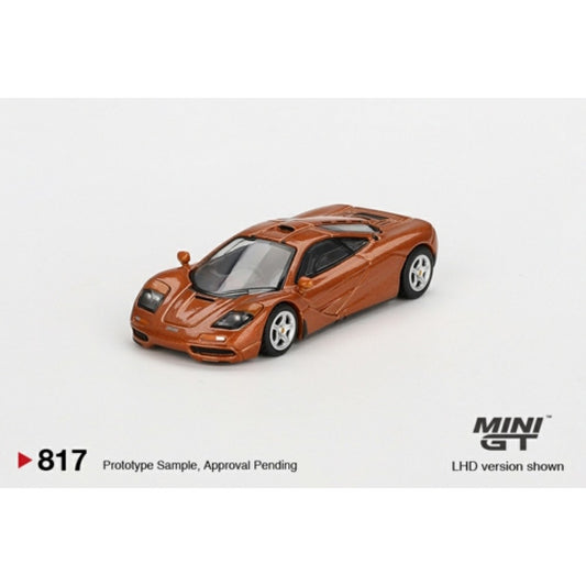 PRE ORDER STOCKS DUE FEBRUARY / MARCH 2025 1/64 MINI GT MGT00817-BL MCLAREN F1 YQUEM (LHD) BLISTER PACKAGING