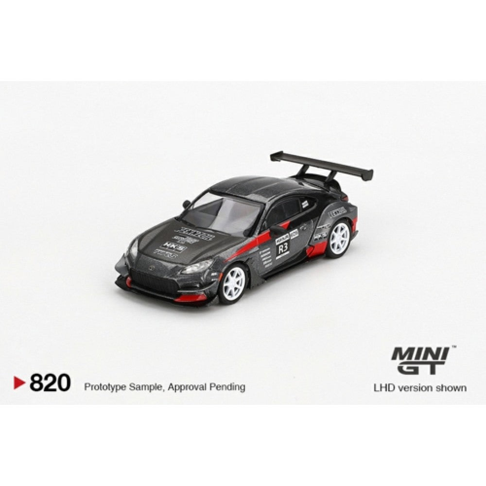 1/64 MINI GT MGT00820-BL TOYOTA GR86 LARRY CHENS HKS TURBO CHARGED GR86 (LHD) BLISTER PACKAGING