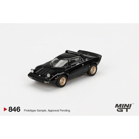 PRE ORDER STOCKS DUE MARCH / APRIL 2025 1/64 MINI GT MGT00846-BL LANCIA STRATOS HF STRADALE NERO (LHD) BLISTER PACKAGING