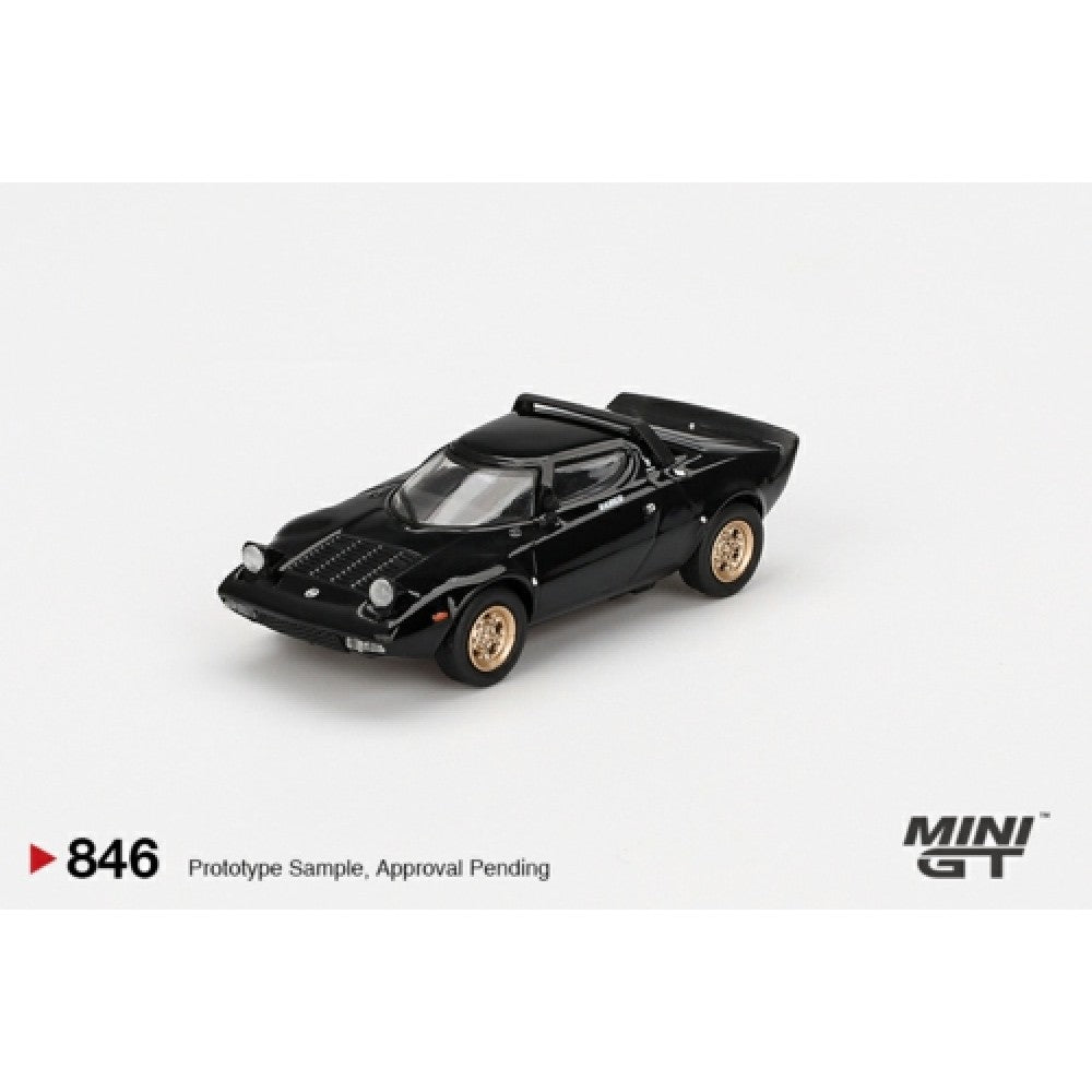 PRE ORDER STOCKS DUE MARCH / APRIL 2025 1/64 MINI GT MGT00846-L LANCIA STRATOS HF STRADALE NERO (LHD)