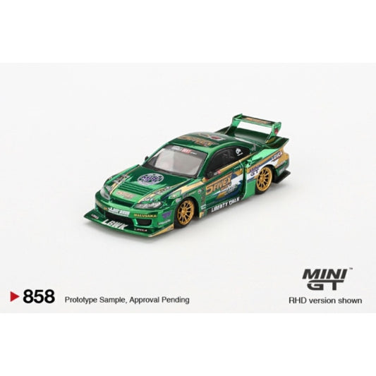 PRE ORDER STOCKS DUE MARCH / APRIL 2025 1/64 MINI GT MGT00858-R NISSAN LB-SUPER SILHOUETTE S15 SILVIA LBWK 2024 FAUSTO RACING (RHD)