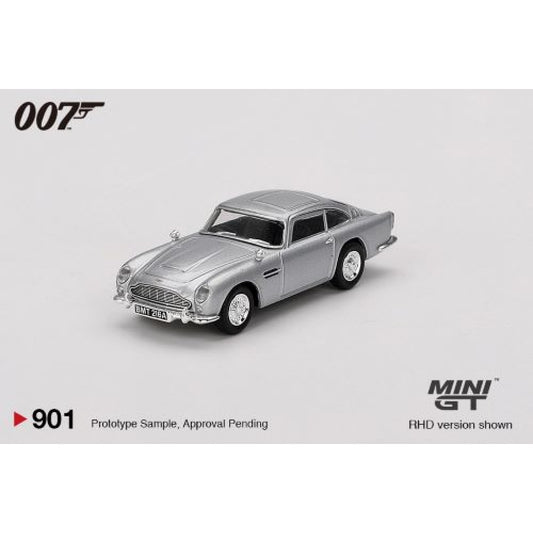 1/64 MINI GT MGT00901-007E JAMES BOND 007 ASTON MARTIN DB5 RHD THUNDERBALL ENGLISH BLISTER PACKAGING