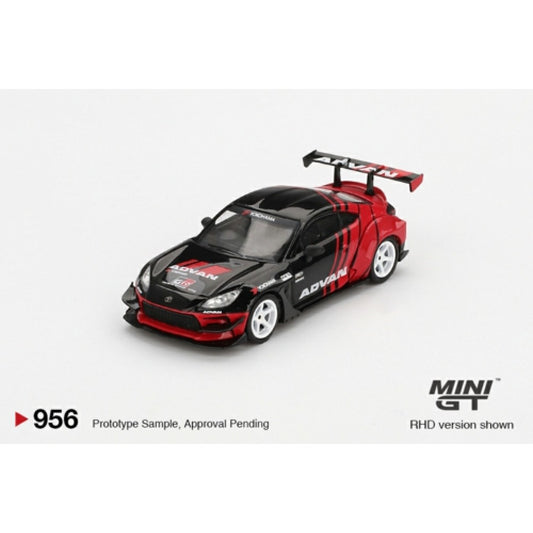 PRE ORDER STOCKS DUE SEPTEMBER / OCTOBER 2025 1/64 MINI GT MGT00956-BL TOYOTA GR86 HKS TYPE R ADVAN 2022 TOKYO AUTO SALON (RHD) BLISTER PACKAGING