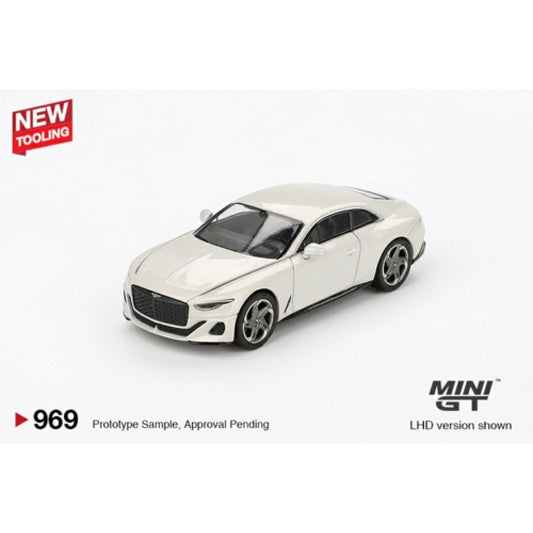 PRE ORDER STOCKS DUE OCTOBER / NOVEMBER 2025 1/64 MINI GT MGT00969-L BENTLEY BATUR BONNEVILLE PEARL (LHD)