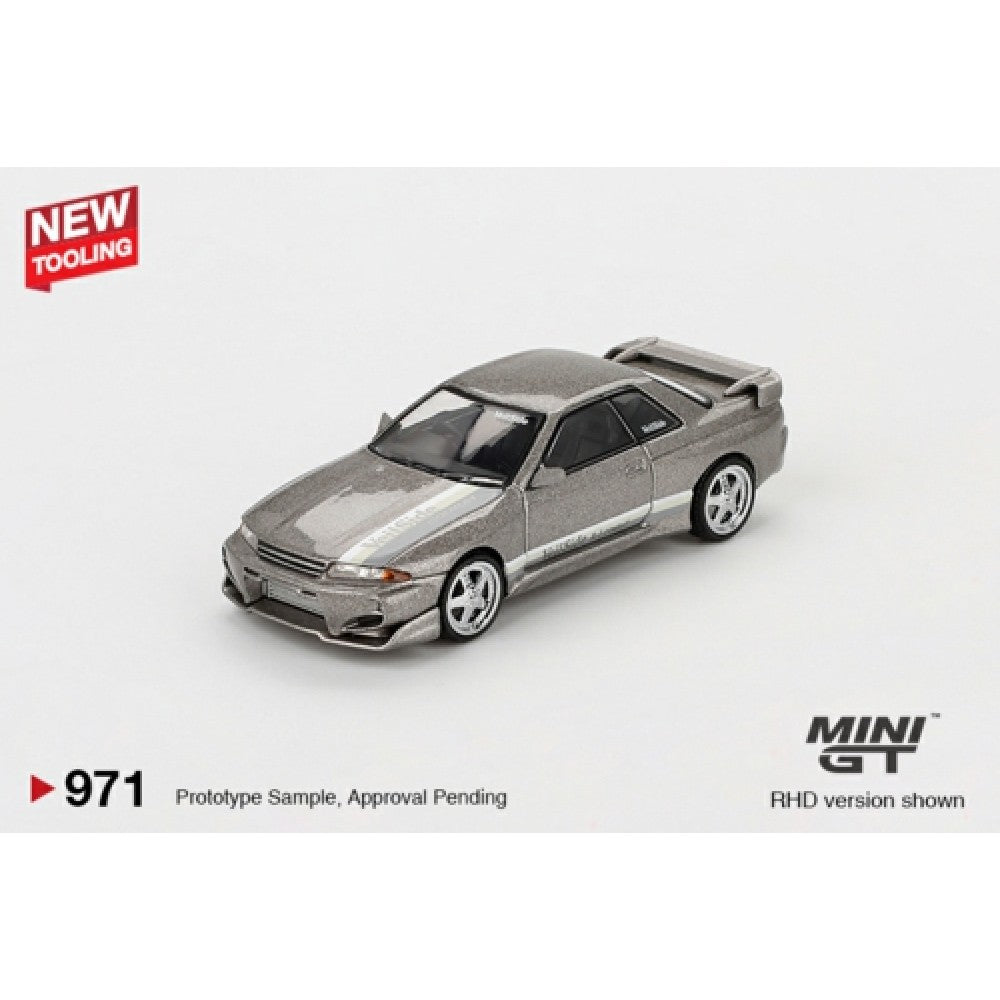 PRE ORDER STOCKS DUE OCTOBER / NOVEMBER 2025 1/64 MINI GT MGT00971-R NISSAN SKYLINE GT-R (R32) VEILSIDE COMBAT C-I VEILSIDE COMBAT GREY (RHD)