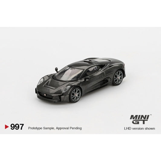 PRE ORDER STOCKS DUE NOVEMBER / DECEMBER 2025 1/64 MINI GT MGT00997-BL JAGUAR C-X75 TEST CAR (LHD) BLISTER PACKAGING