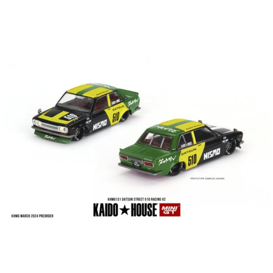 1/64 MINI GT MGTKHMG131 DATSUN STREET 510 RACING V2