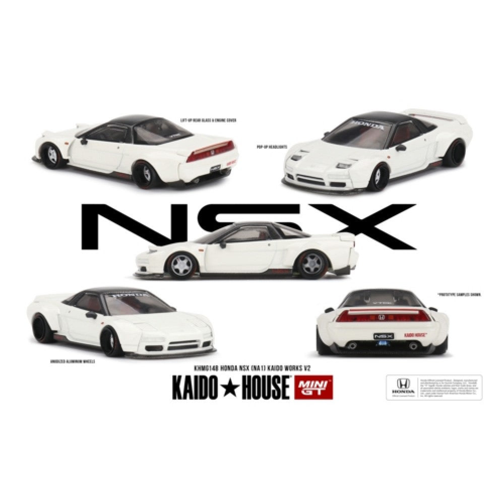 PRE ORDER STOCKS DUE MARCH / APRIL 2025 1/64 MINI GT MGTKHMG148 HONDA NSX (NA1) KAIDO WORKS V2