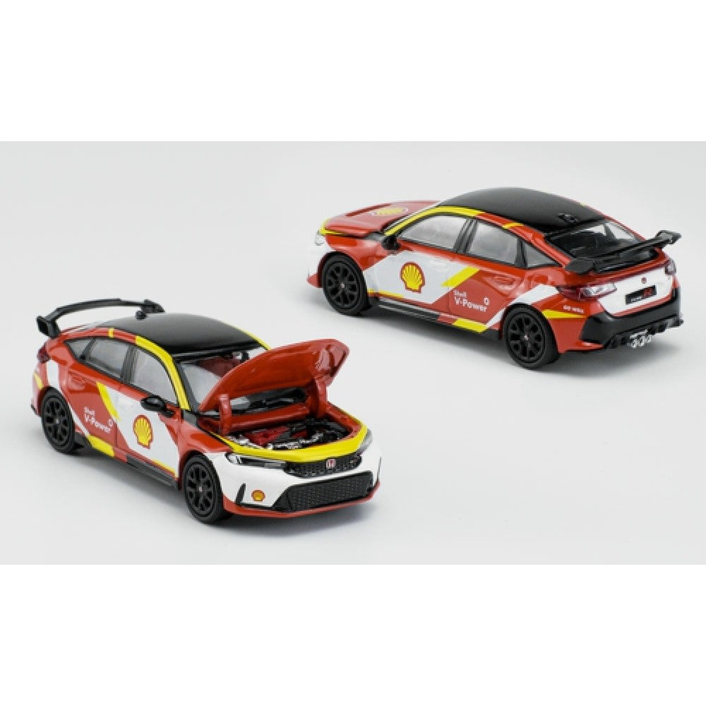 THIS ITEM IS AVAILABLE TO ORDER FROM OUR SUPPLIER - 1/64 POP RACE  PR640037 SHELL HONDA CIVIC TYPE R (FL5)