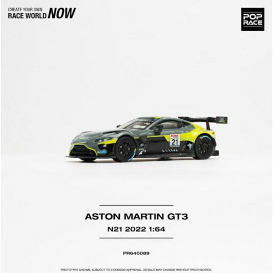 1/64 POP RACE  PR640089 ASTON MARTIN VANTAGE GT3 N21 2022 NURBURGRING