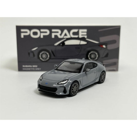 1/64 POP RACE  PR64SBRZGR01 SUBARU BRZ MAGNETITE GREY