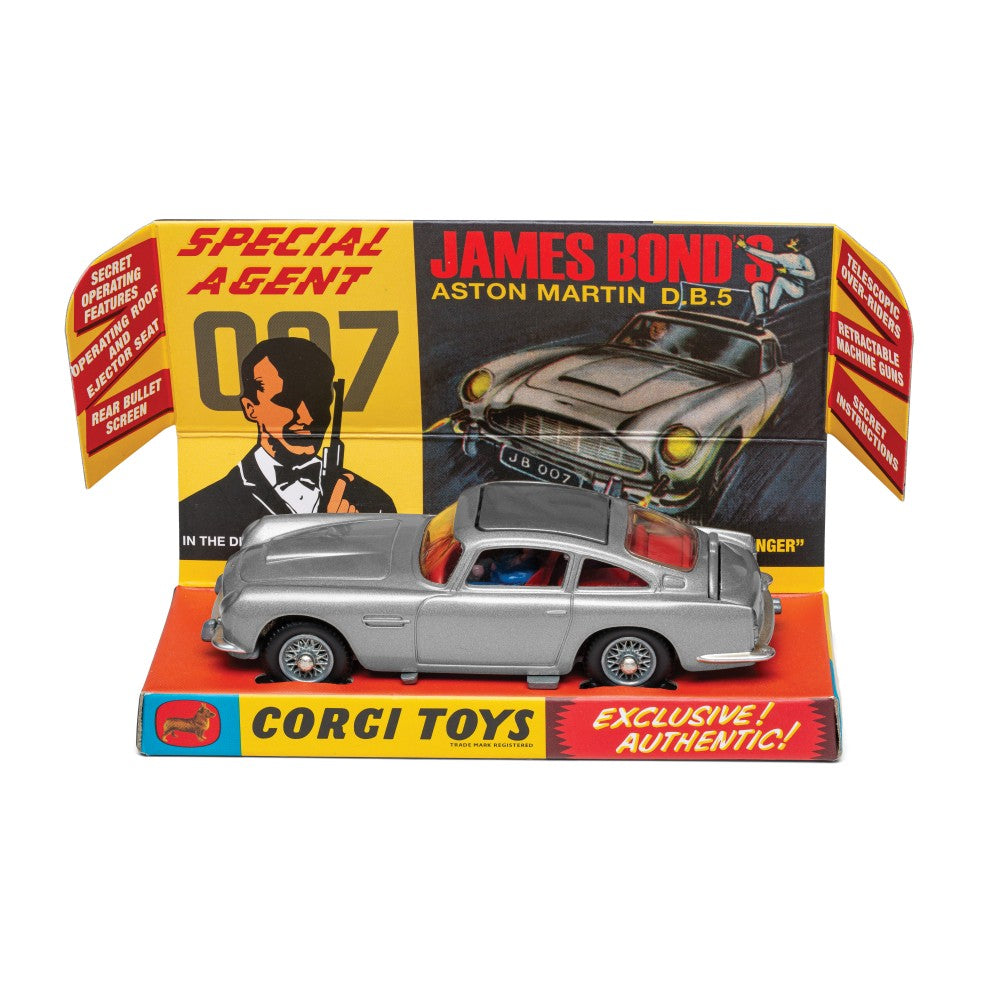 CORGI RT26101S 261 JAMES BOND 007 ASTON MARTIN DB5 SILVER