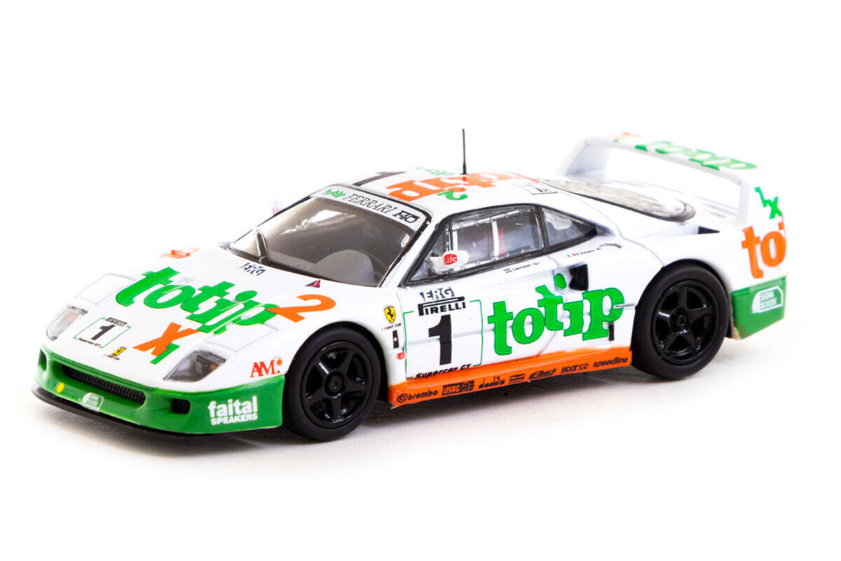 1/64 TARMAC / IXO T64-076-94IGT01 1994 FERRARI F40 GT ITALIAN GT CHAMPIONSHIP TOTIP #1 F.D'AMORE & O. LARRAURI